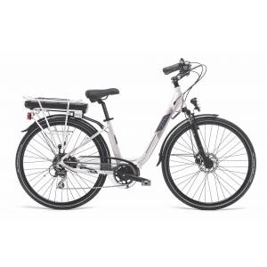 CICLO ELETTRICO DONNA 26 TELAIO 43 ALLUMINIO 7 VELOCITA' *BIANCO* - WORLD DIMENSION Glow Lady