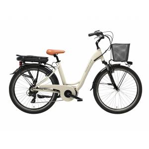 CICLO ELETTRICO DONNA 26 TELAIO 45 ALLUMINIO 6 VELOCITA' *GRIGIO* - ADRIATICA Vanity