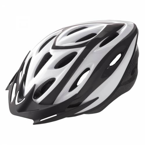 CASCO CICLO RIDER Tg.L *BIANCONERO*