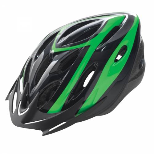 CASCO CICLO RIDER Tg.L *NEROVERDE*