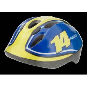 CASCO CICLO Tg.S (52-56) *GIALLO BLU* - BONIN "Racing Yellow"