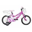 CICLO 14 MTB FEMMINA TELAIO 23 ACCIAIO 1 VELOCITA' *ROSA* - DOUBLEZZ "Happy girl"