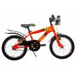 CICLO 16 MTB MASCHIO TELAIO 24 ACCIAIO 1 VELOCITA' *ARANCIONE FLUO* - DOUBLEZZ "Z-boy"