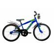 CICLO 20 MTB MASCHIO TELAIO 28 ACCIAIO 1 VELOCITA'  *BLU ELETTRICO* -  DOUBLEZZ "Z-boy"