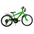 CICLO 20 MTB MASCHIO TELAIO 28 ACCIAIO 6 VELOCITA'  *VERDE FLUO* -  DOUBLEZZ "Z-boy"