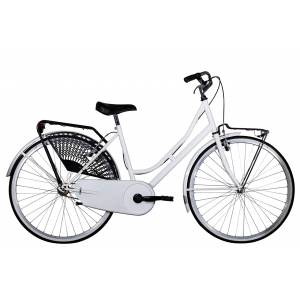 CICLO 26 OLANDA DONNA TELAIO 45 ACCIAIO 1 VELOCITA' FRENI V-BRAKE *BIANCO* - DOUBLEZZ Olanda