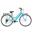 CICLO 28 CITY DONNA TELAIO 45 ACCIAIO 6 VELOCITA' *ACQUA MARINA* - DOUBLEZZ "CityJoy"