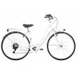 CICLO 28 CITY DONNA TELAIO 45 ACCIAIO 6 VELOCITA' *BIANCO* - DOUBLEZZ "Cardiff"