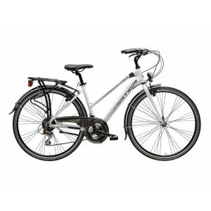 CICLO 28 CITY DONNA TELAIO 45 ALLUMINIO 21 VELOCITA' *BIANCO GHIACCIO* - ADRIATICA Boxter HP Lady