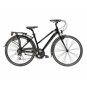 CICLO 28 CITY DONNA TELAIO 45 ALLUMINIO 21 VELOCITA' *NERO OPACO* - ADRIATICA Boxter HP Lady