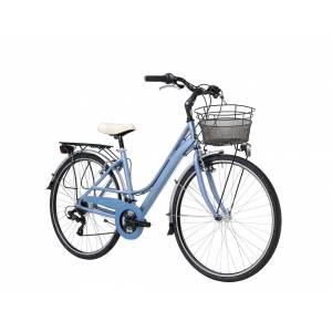 CICLO 28 CITY DONNA TELAIO 45 ALLUMINIO 6 VELOCITA' *AZZURRO* - ADRIATICA  "Sity3"