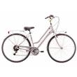 CICLO 28 CITY DONNA TELAIO 45 ALLUMINIO 7 VELOCITA' *ARGENTO OPACO* - DOUBLEZZ "Travel Lady"