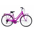 CICLO 28 CITY DONNA TELAIO 45 ALLUMINIO 7 VELOCITA' *FUXIA* - DOUBLEZZ "Travel Lady"