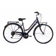 CICLO 28 CITY DONNA TELAIO 45 ALLUMINIO 7 VELOCITA' *NERO OPACO* - DOUBLEZZ "Travel Lady"