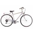 CICLO 28 CITY UOMO TELAIO 48 ALLUMINIO 7 VELOCITA' *ARGENTO OPACO* - DOUBLEZZ "Travel Man"