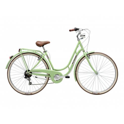 CICLO 28 SPORT DONNA TELAIO 48 ACCIAIO 6 VELOCITA' *VERDE OPACO* - ADRIATICA Danish Lady