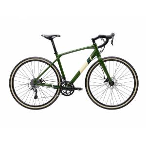 CICLO 29 GRAVEL UOMO TELAIO ALLUMINIO 53 Tg.XL 20 VELOCITA'  FRENI A DISCO MECCANICI *VERDE MUSCHIO OPACO" - ADRIATICA Vanir