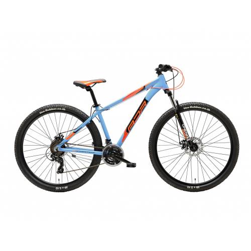 CICLO 29 MTB UOMO TELAIO ALLUMINIO 42 Tg.M 21 VELOCITA'  FRENI A DISCO MECCANICI FORCELLA AMMORTIZZATA *AZZURRO" - ADRIATICA Wi