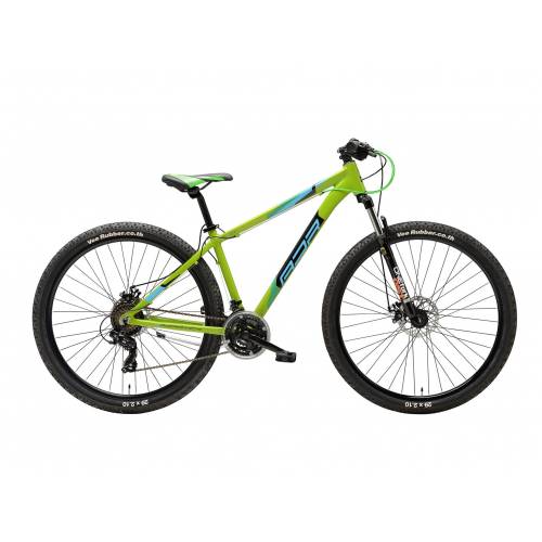 CICLO 29 MTB UOMO TELAIO ALLUMINIO 42 Tg.M 21 VELOCITA'  FRENI A DISCO MECCANICI FORCELLA AMMORTIZZATA *VERDE* - ADRIATICA Wing