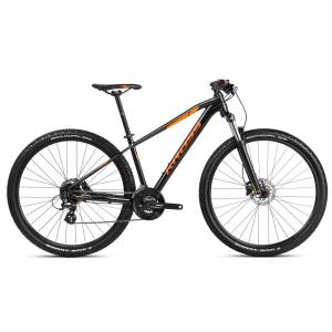 CICLO 29 MTB UOMO TELAIO ALLUMINIO Tg.L 2x9 VELOCITA'  FRENI A DISCO IDRAULICI FORCELLA AMMORTIZZATA *NERO ARANCIONE" - KROSS L