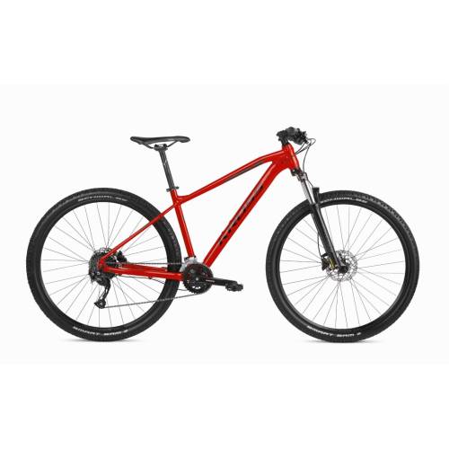 CICLO 29 MTB UOMO TELAIO ALLUMINIO Tg.L 2x9 VELOCITA'  FRENI A DISCO IDRAULICI FORCELLA AMMORTIZZATA *ROSSO NERO" - KROSS Level