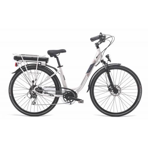 CICLO ELETTRICO DONNA 26 TELAIO 43 ALLUMINIO 7 VELOCITA' *BIANCO* - WORLD DIMENSION Glow Lady