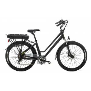 CICLO ELETTRICO DONNA 26 TELAIO 43 ALLUMINIO 7 VELOCITA' *NERO* - WORLD DIMENSION Perses Lady