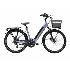 CICLO ELETTRICO DONNA 26 TELAIO 45 ALLUMINIO CON BATTERIA INTEGRATA 6 VELOCITA' *BLU ZAFFIRO* - ADRIATICA E1 Lady