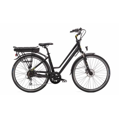 CICLO ELETTRICO DONNA 28 TELAIO 46 ALLUMINIO 7 VELOCITA' *NERO* - WORLD DIMENSION Perses Lady