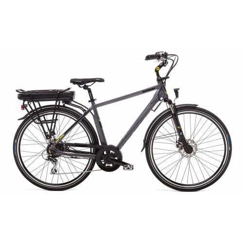 CICLO ELETTRICO UOMO 28 TELAIO 50 ALLUMINIO 7 VELOCITA' *GRIGIO SCURO OPACO* - WORLD DIMENSION Perses Man