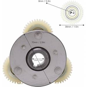 INGRANAGGIO COMPLETO MOZZO POSTERIORE BICICLETTA ELETTRICA z.36 h.12mm.