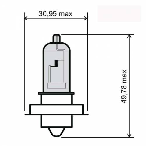 LAMPADA 12V 20W P26S ALOGENA