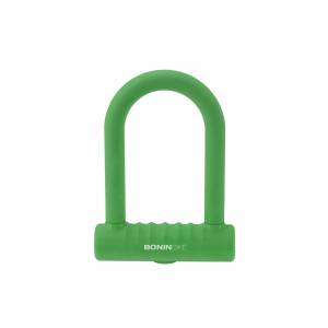 LUCCHETTO AD ARCO 122x170mm. RIVESTITO IN SILICONE  *VERDE*