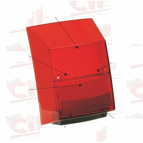 PLASTICA FANALE POSTERIORE PIAGGIO VESPA PK125/PK125S