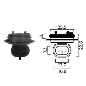 PORTALAMPADA PER LAMPADINE H1