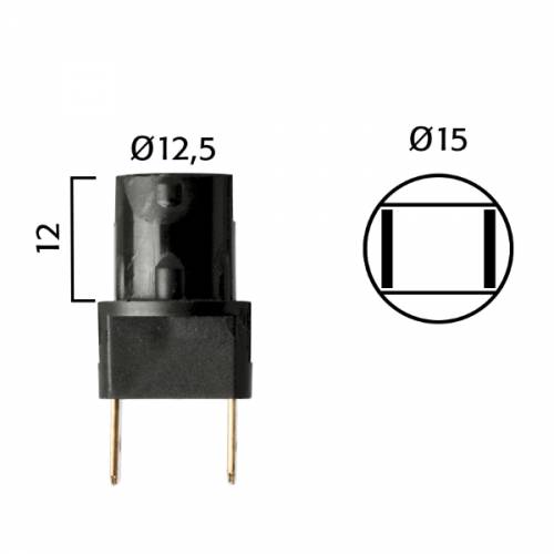 PORTALAMPADA PER LAMPADINE T10 VB