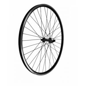 RUOTA SPORT 28 5/8 ANTERIORE ALLU/ALLU C/BLOCCAGGIO *NERO*